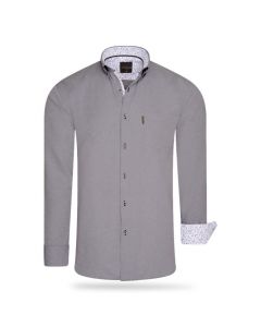 Cappuccino Italia Regular Fit Overhemd Antraciet | Sizes: L - XXL | MOQ: 10